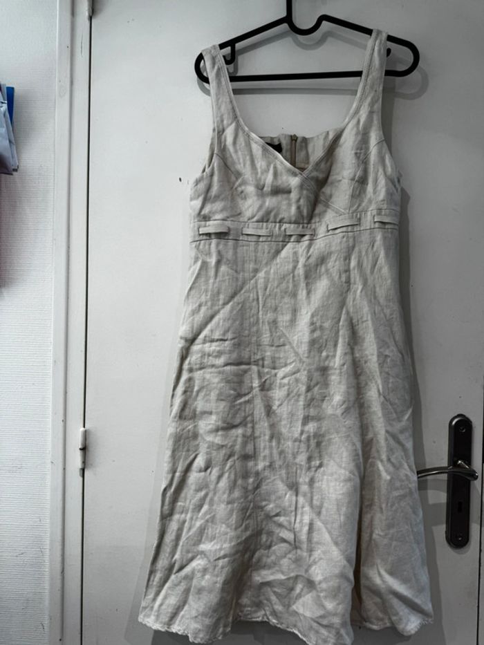 Robe Burton of London, taille 40 100 % lin - photo numéro 7