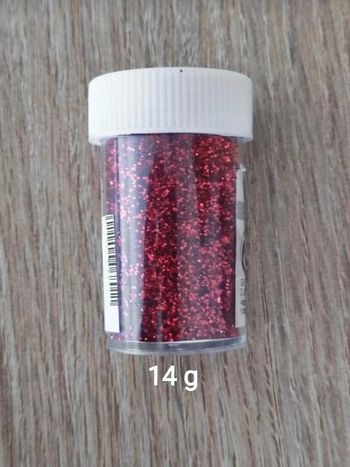Paillettes  rouge - 14g