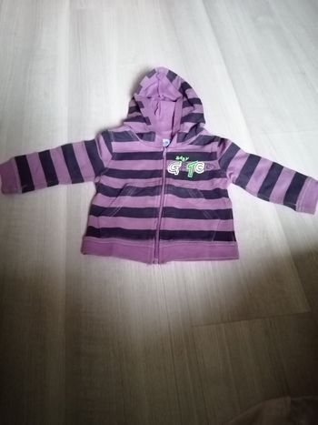 Sweat à fermeture éclaire 12 mois