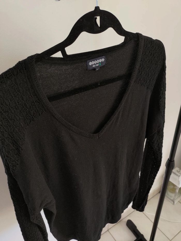 Bonobo Pull dentelle noir XL - photo numéro 2