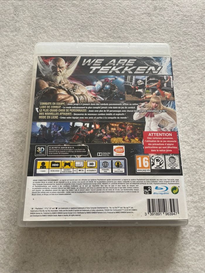 Tekken Tag Tournament 2 Jeu PS3 Complet FR - photo numéro 3
