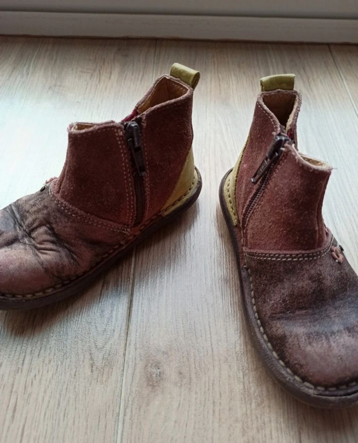 bottines fille fermeture éclair bopy pointure 23 - photo numéro 3