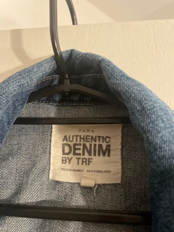 Veste en jean taille 34 Zara - photo numéro 3