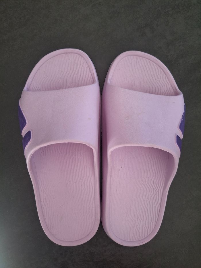 Claquettes mules roses lilas 38