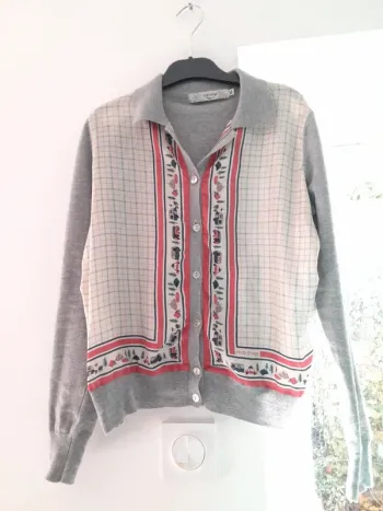 Chemise Gilet soie Vintage rétro