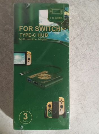 Neuf station d'accueil portable pour Nintendo Switch 4k verte