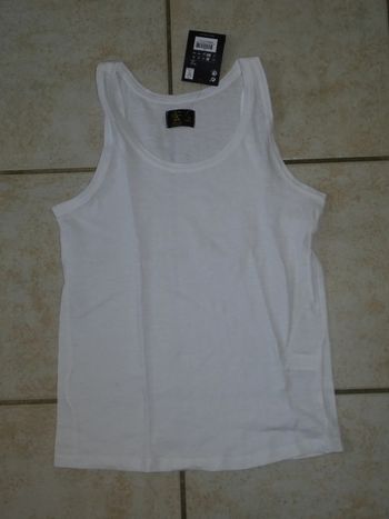 débardeur blanc neuf
