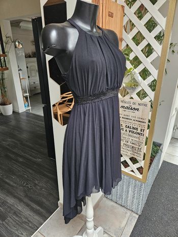 Prodotto il italia robe noir en tulle taille S