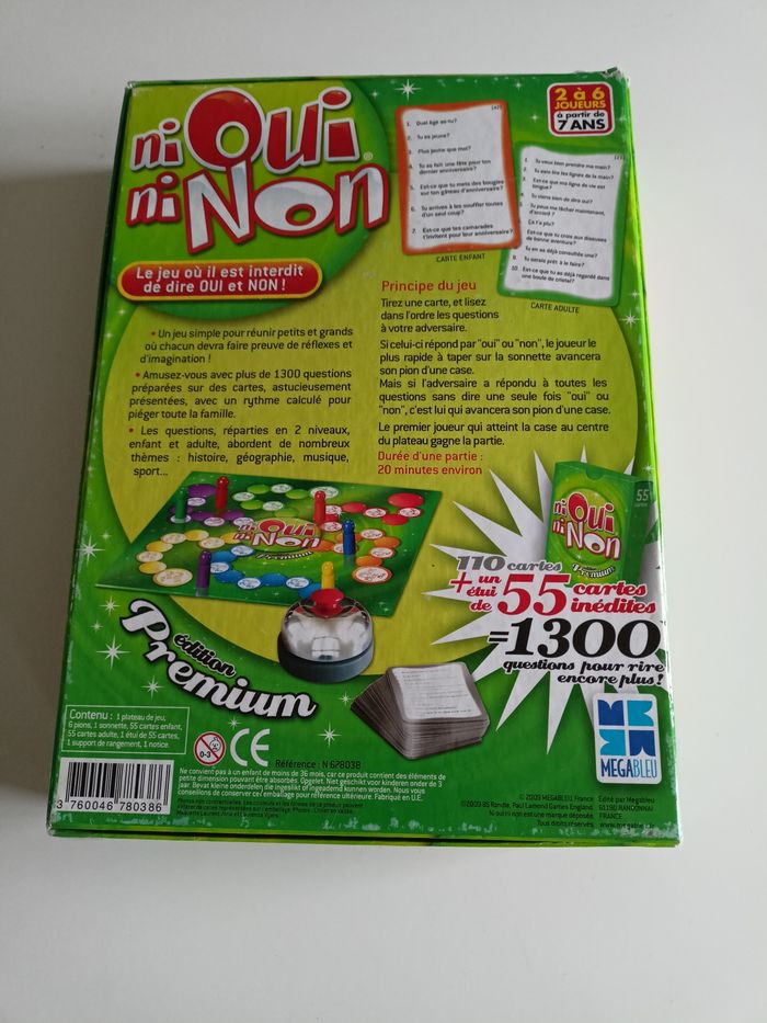 Ni oui ni non édition premium megableu complet sans notice - photo numéro 2