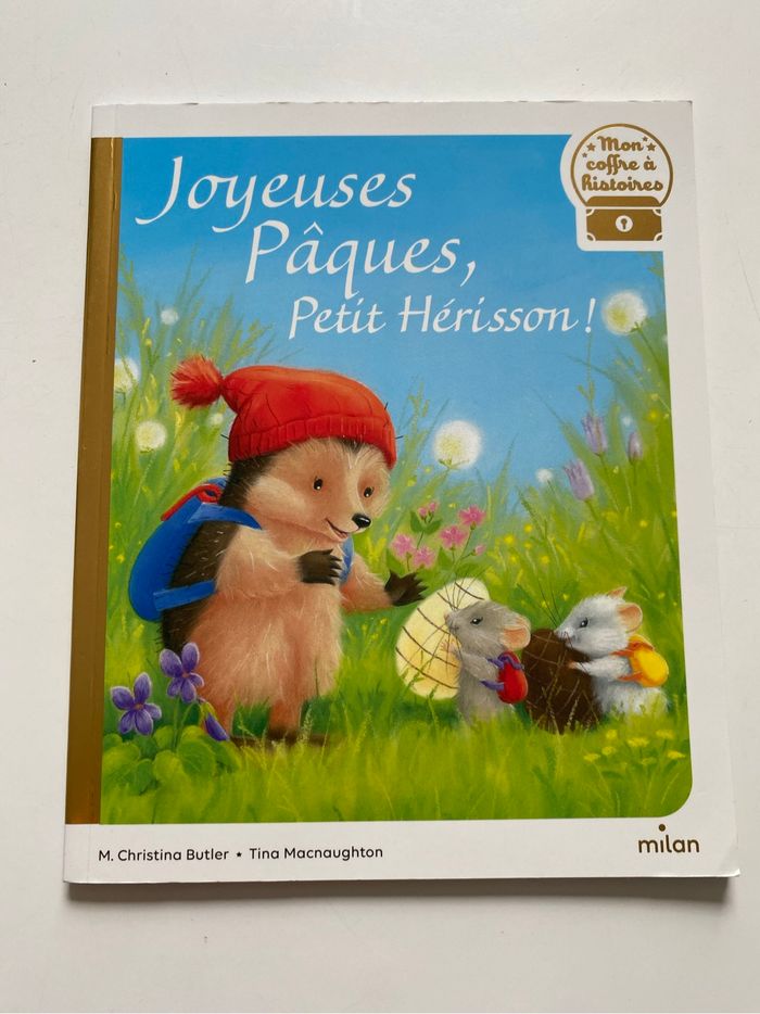 Livre Joyeuses Pâques, Petit Hérisson
