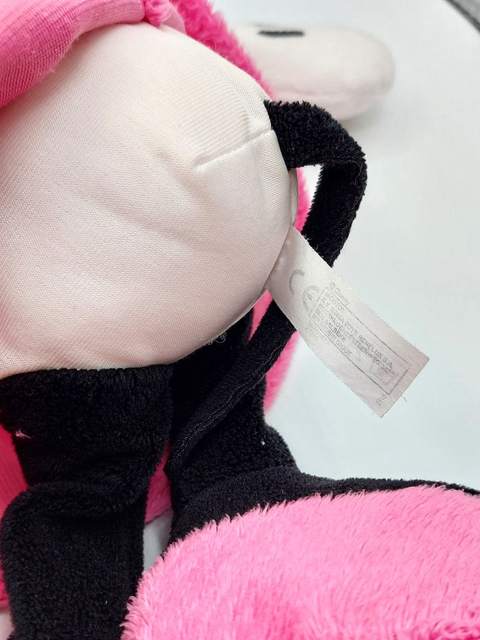 Grande peluche souris Minnie 55 cm Disney Nicotoy robe rose pois blanc doudou - photo numéro 6