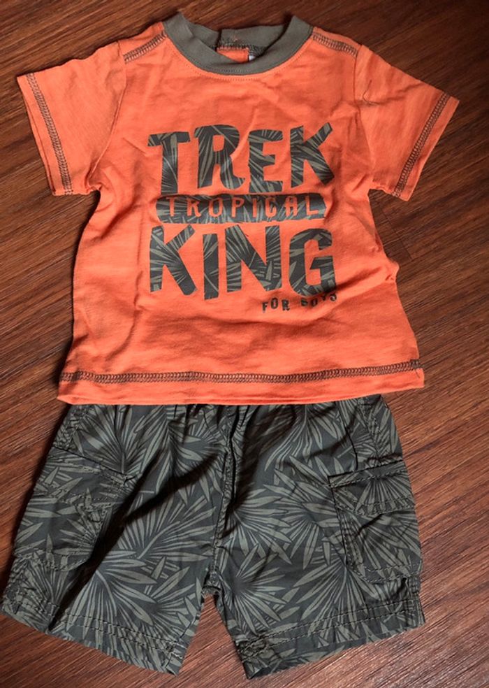 Ensemble short et tee shirt 6 mois