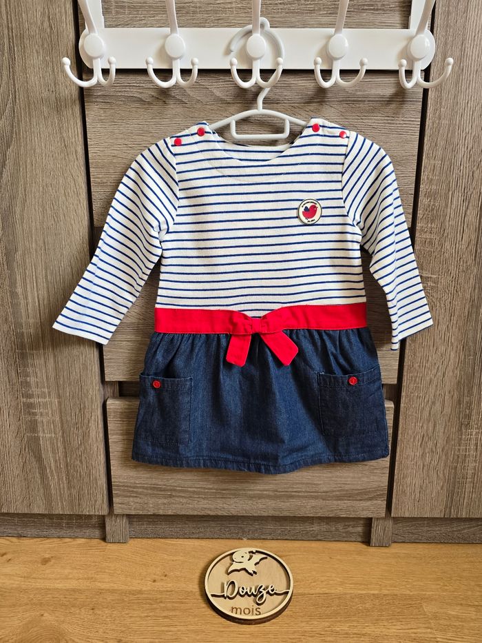 Vêtement Bébé Fille - Robe - Mots d’enfants - 12 mois