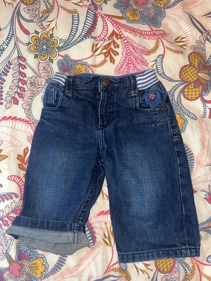 Short bermuda en jeans sergent major