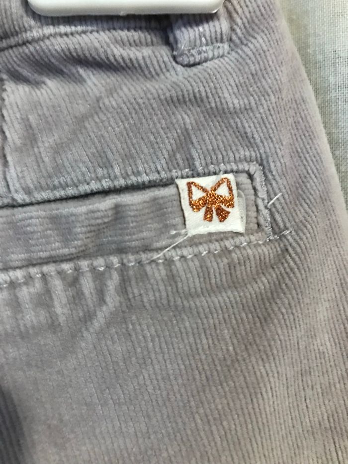 Pantalon velours fille 5 ans Sergent-major - photo numéro 8