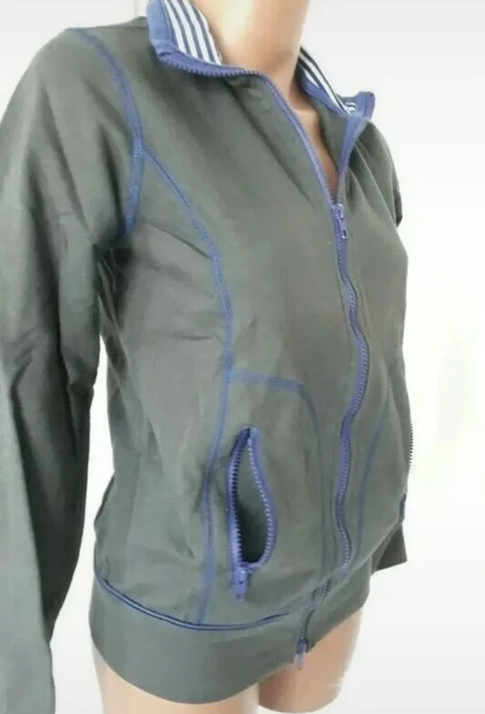 Belle veste grise sport Bpc taille 36 sweat-shirt  gilet - photo numéro 2