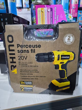Perceuse sans Fil RHINO 20V Neuve.