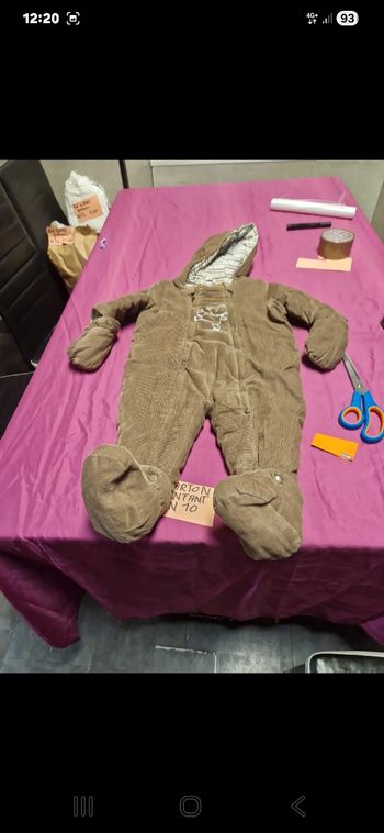 Combinaison taille 12mois garçon