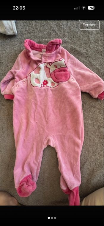 Pyjamas ouverture devant 