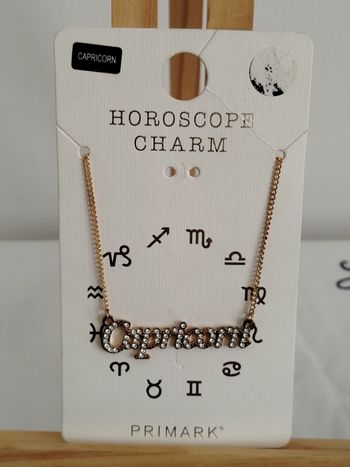 Collier fantaisie astrologique capricorne Primark