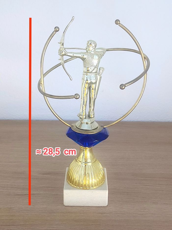 Trophée figurine de tir à l'arc 🏹 28,5x16,5cm - photo numéro 3