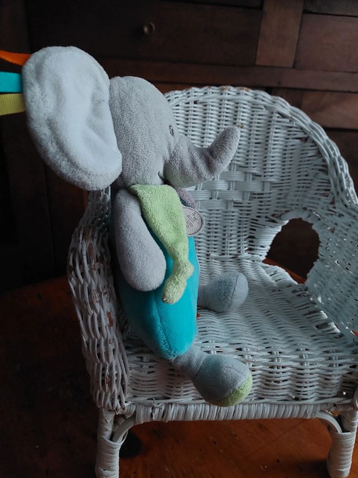 Doudou Éléphant Baby nat - photo numéro 2
