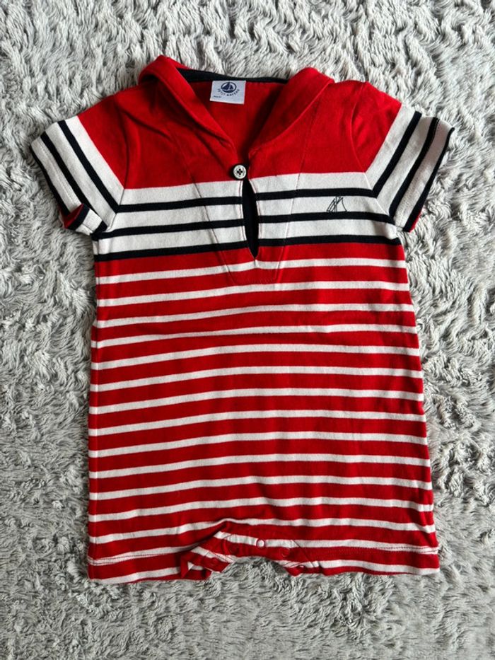 Combinaison short Petit Bateau 6M - photo numéro 2