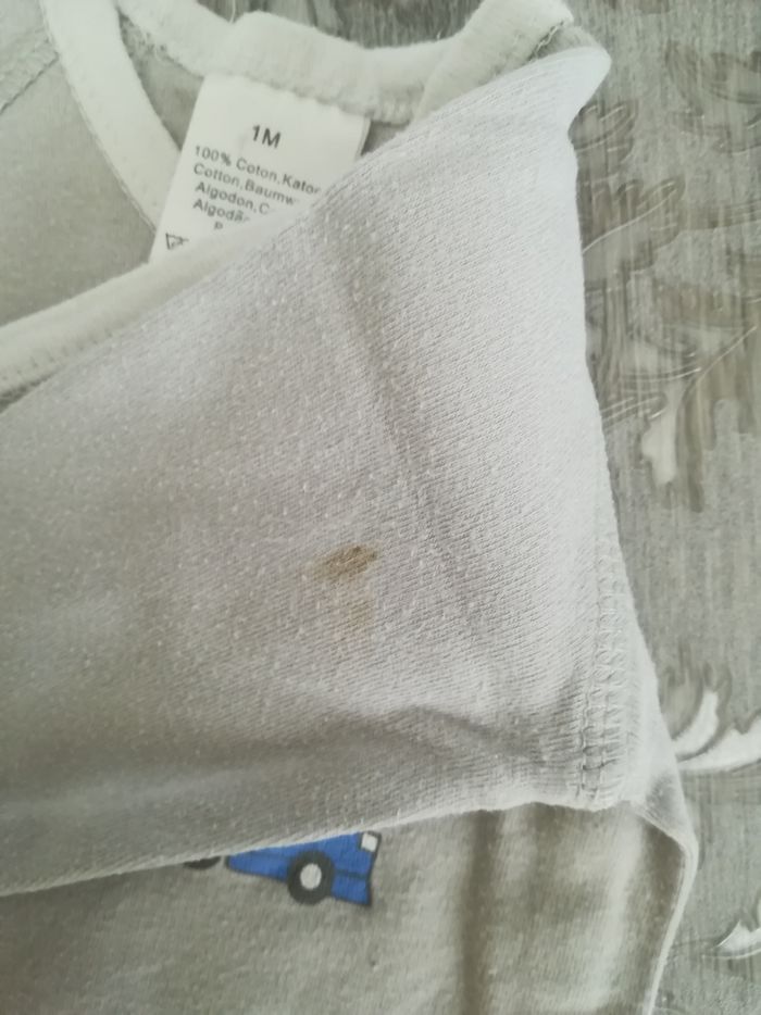 Lot de 2 bodies ml 1 mois garçon - photo numéro 6