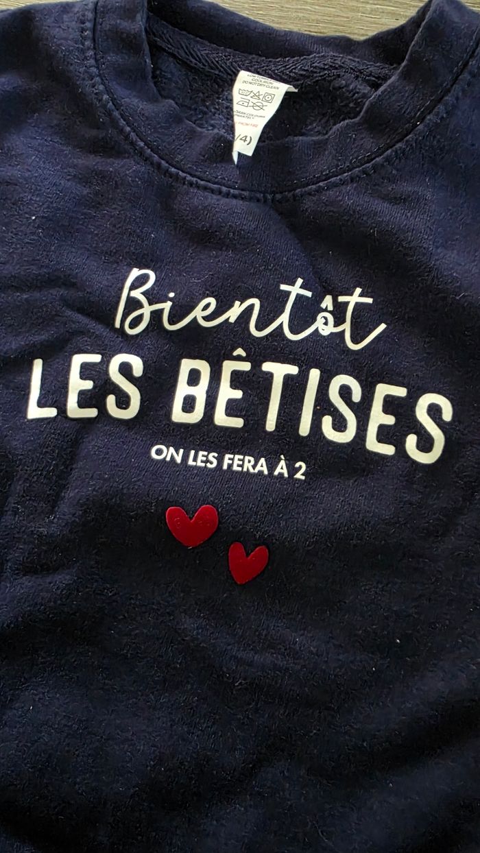 Pull annonce grossesse - photo numéro 2