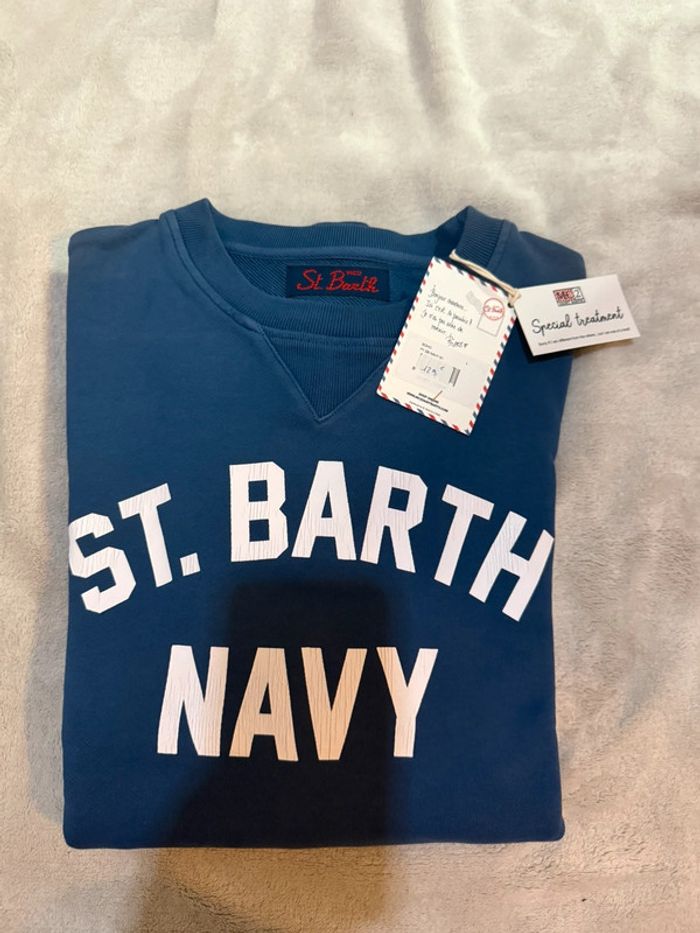 MC2 Saint Barth - Sweat à capuche, Bleu, taille L