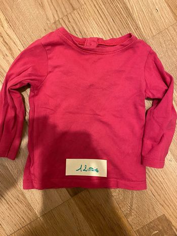 Tshirt manche longue 12 mois