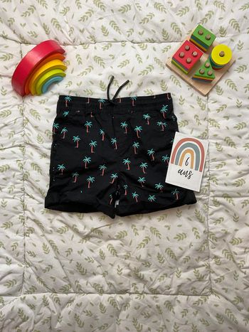 short lien de serrage marine motifs palmiers 6/7 ans primark
