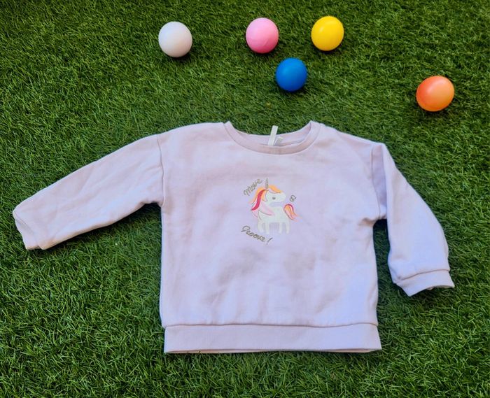 Sweat rose licorne