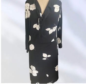 Robe feuille et rose (fleur)