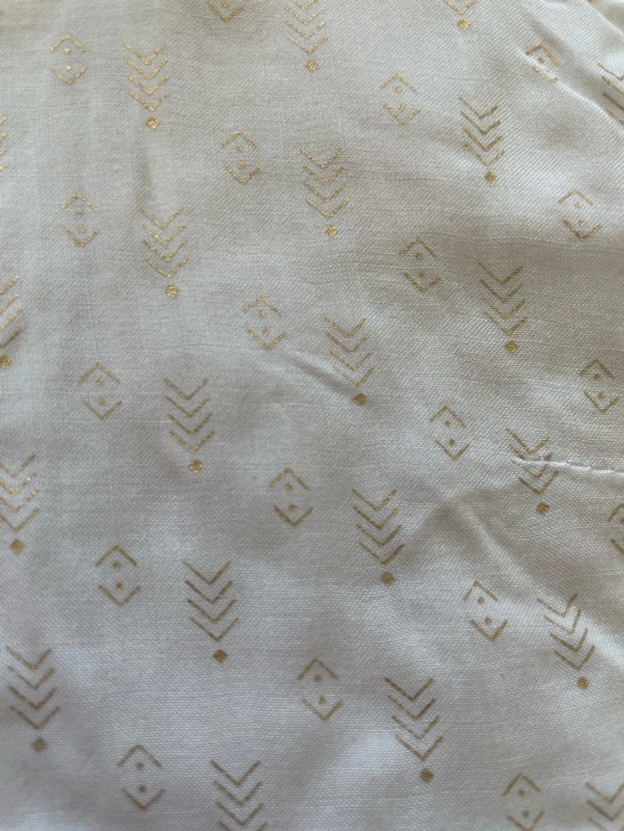 Débardeur blanc avec motif doré Bonobo taille M - photo numéro 3