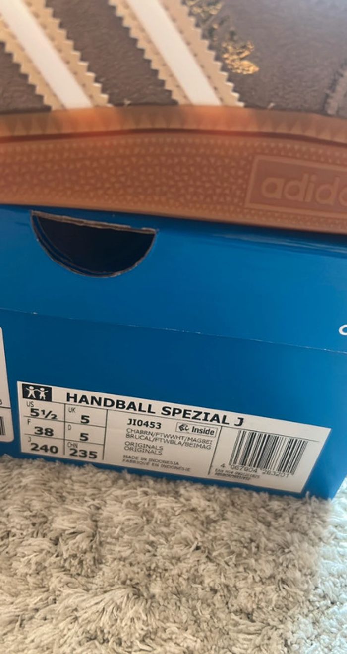 Adidas Handball Spezial – Chalky Brown / Cloud White / Magic Beige – Taille 38 - photo numéro 14