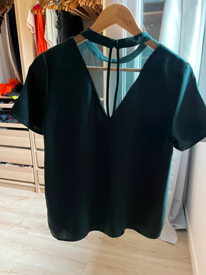 TEE shirt vert femme taille S marque villa - photo numéro 2