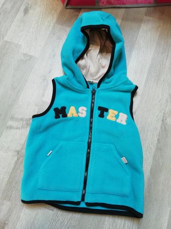 Gilet garçon sans manches 18 mois
