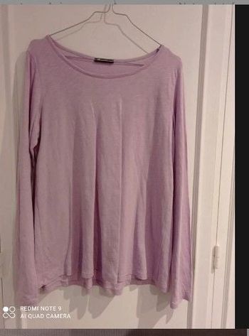 Tee shirt manches longues violet clair