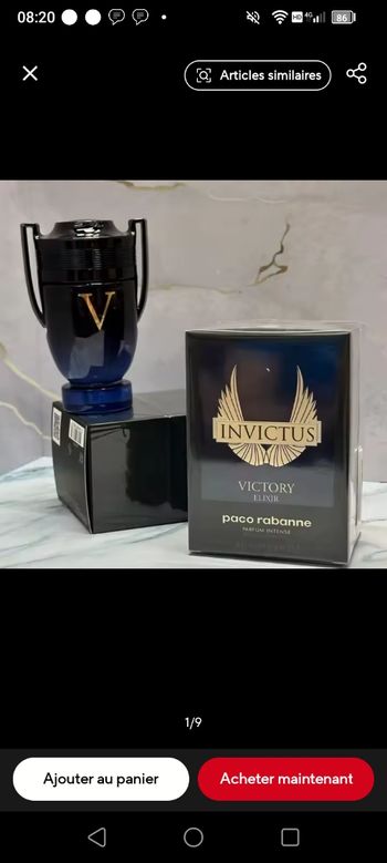 Parfum Invictus