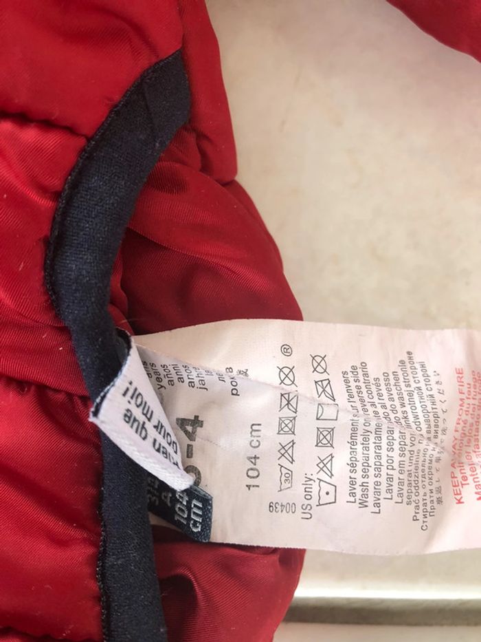 Doudoune réversible - taille 3/4 ans - photo numéro 2