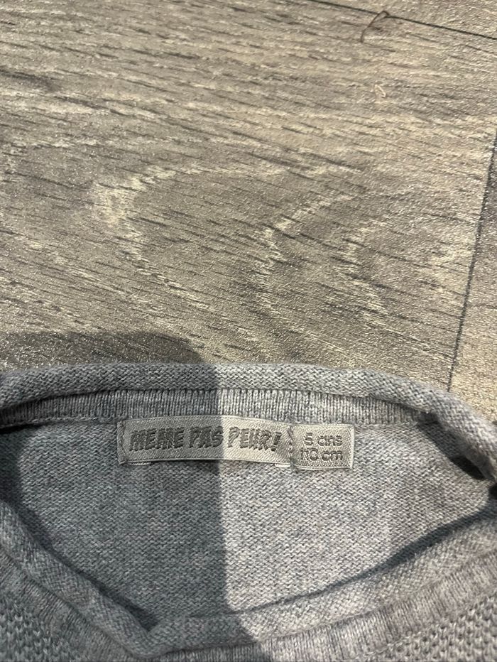 Pull gris - photo numéro 3