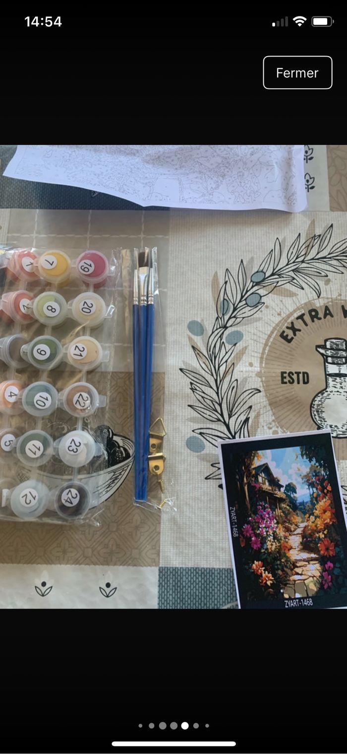 Kit complet de peinture par numéro - Neuf - photo numéro 7