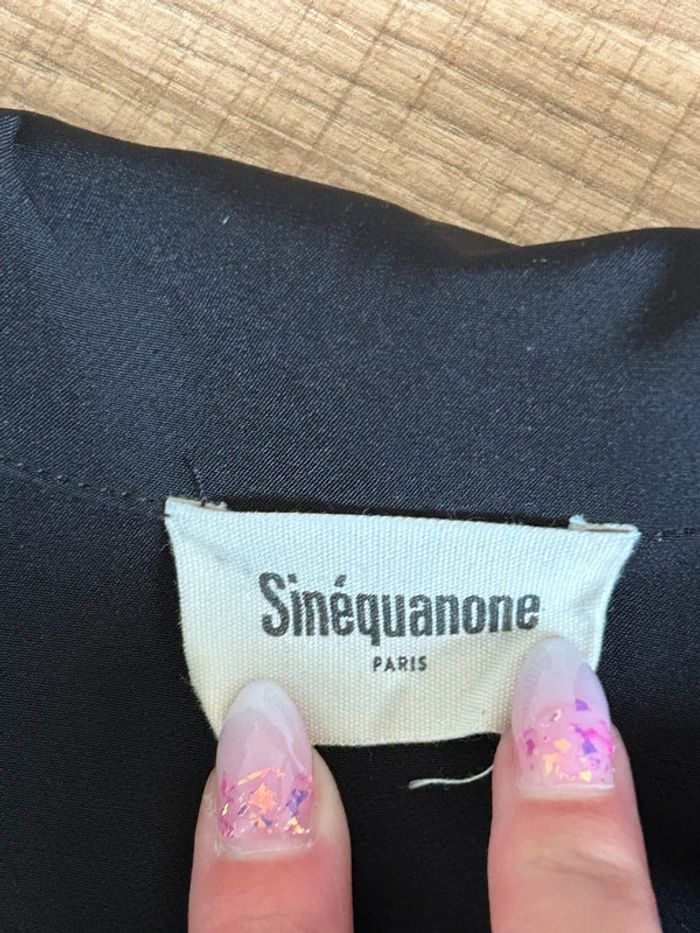 Robe noire à manches courtes Sinequanone taille 36 jamais portée - photo numéro 14