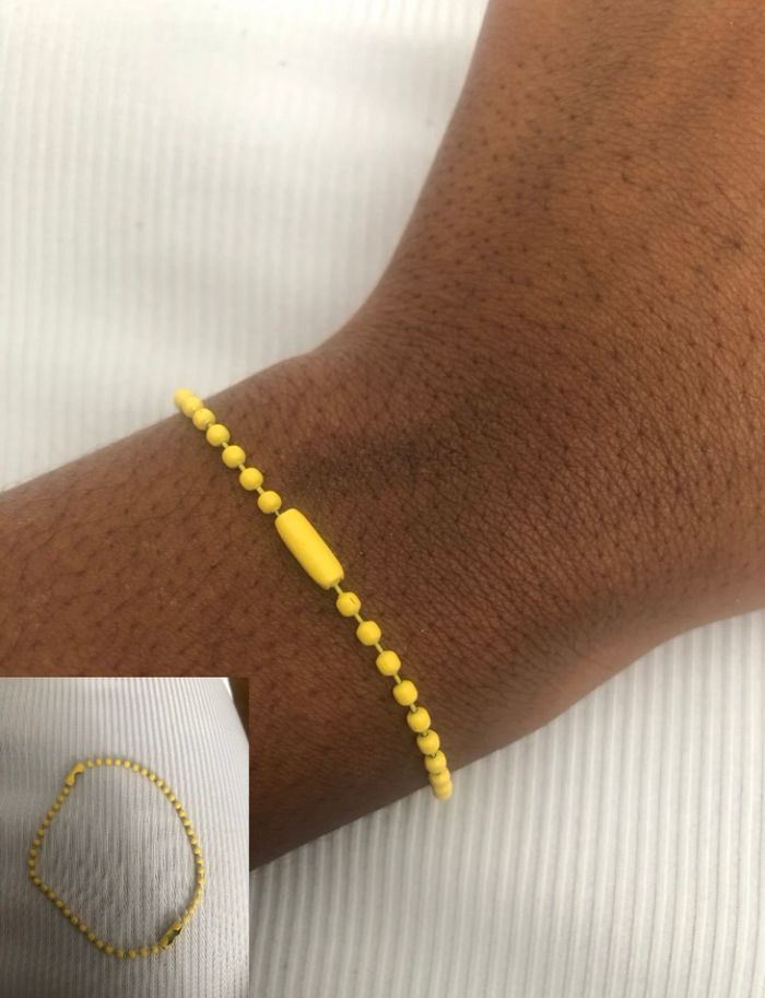 Bracelet rouge/ jaune/ orange - photo numéro 5