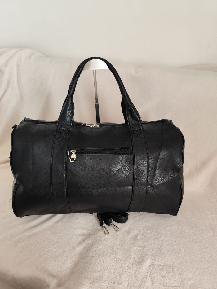 Sac de voyage week-end noir top tendance - photo numéro 5