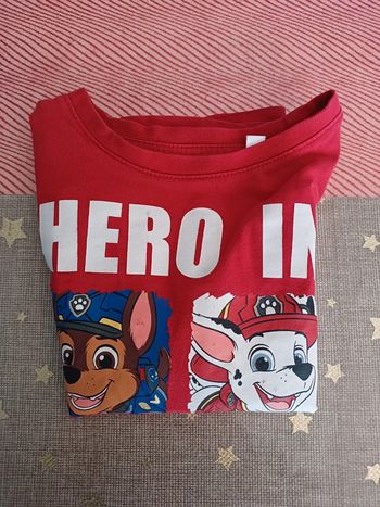 Tee shirt 2/3 ans pat patrouille