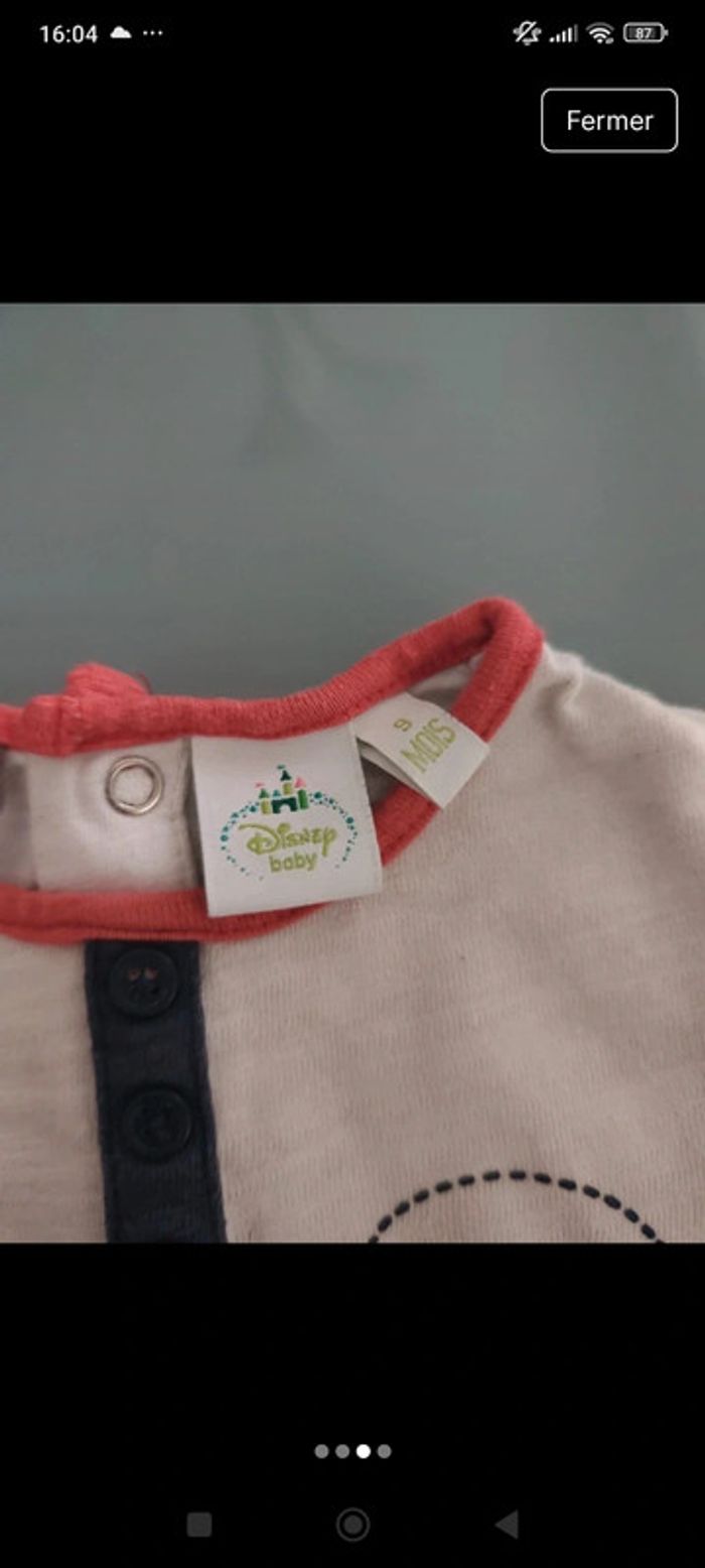 Tee-shirt manches longues 9 mois - photo numéro 3