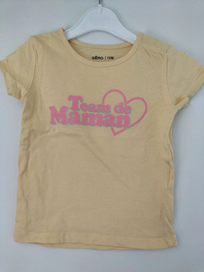 T-shirt manches courtes 12 mois