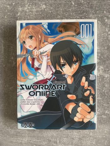 Manga Sword art online aincrad tome 1 en version française.